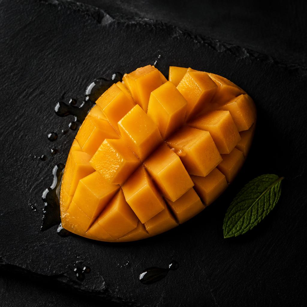 Sliced mango